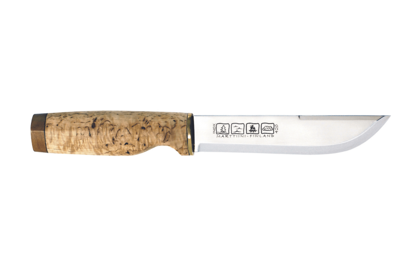 Marttiini Ranger 250 kniv 543015 16 cm blad birk krøllet håndtag + etui