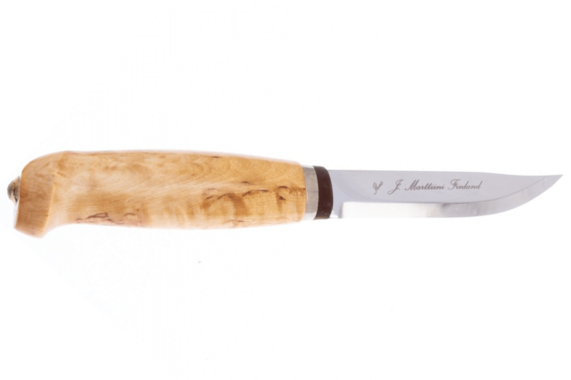 Marttiini Lynx 132 132010 kniv 11cm blad lockigt björkhandtag + fodral