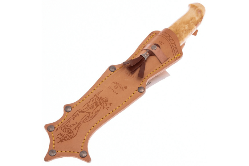 Marttiini Lynx 1322010 coltello lama 11cm manico riccio in betulla + custodia