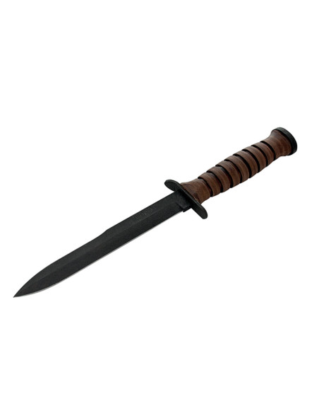Cuchillo Maserin 2EME R.E.P. 6209 17cm hoja mango cuero + funda caqui
