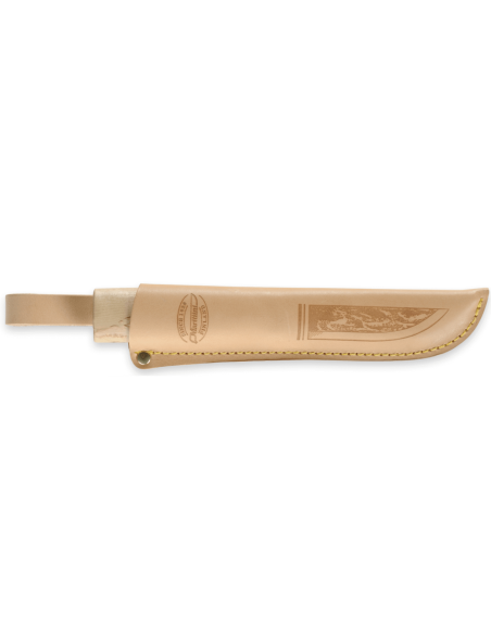 Marttiini Arctic 535010 coltello da intaglio 9 cm lama in carbonio manico in betulla riccio + custodia