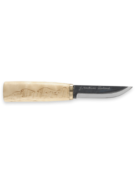 Marttiini Arctic carving knife 535010 9cm carbon blade curly birch handle + case