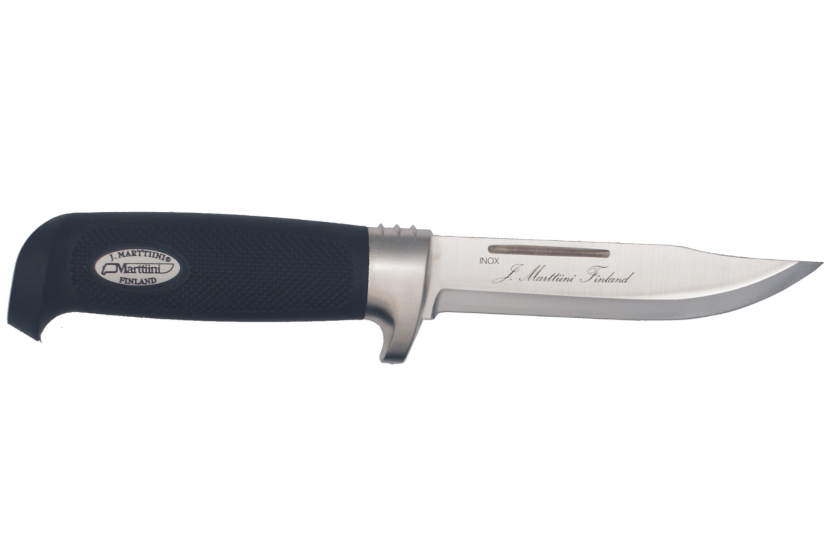 Marttiini Big Game Basic 184019 veitsi 13cm terä musta kumikahva + laukku