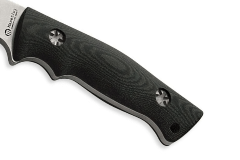 Maserin 986.MC kniv 10 cm blad sort G10 håndtag + etui