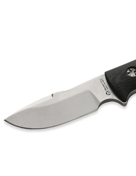 Maserin 986.MC knife 10cm blade black G10 handle + case