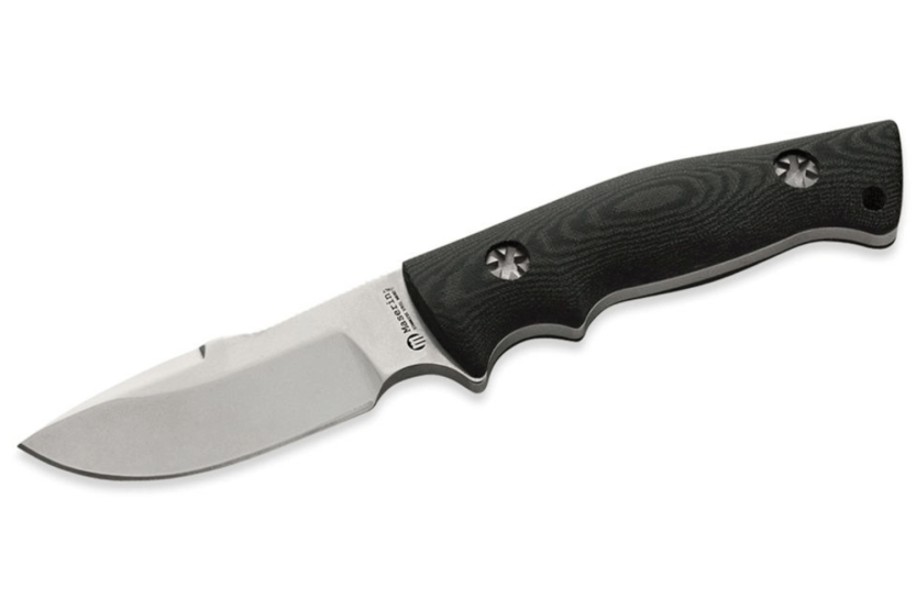 Maserin 986.MC kniv 10 cm blad sort G10 håndtag + etui