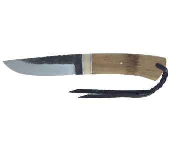 Citadel 63122 Nordisk 2009-kniv 12 cm blad bambuhandtag med benring + läderslida
