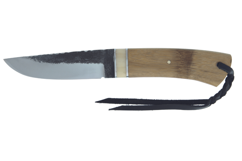 Citadel 63122 Nordic 2009-kniv 12 cm blad bambusskaft med beinring + skinnskede