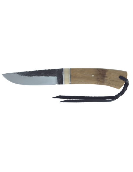 Citadel 63122 Nordisk 2009-kniv 12 cm blad bambushåndtag med benring + læderskede
