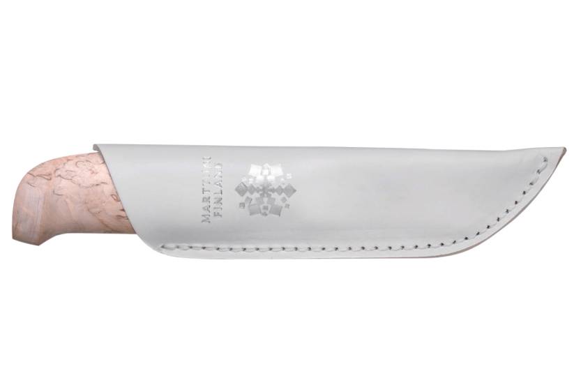 558010 Marttiini Ice Crystal knife 5.9cm damascus blade birch handle + case/gift box
