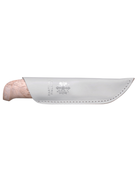 558010 Marttiini Ice Crystal knife 5.9cm damascus blade birch handle + case/gift box