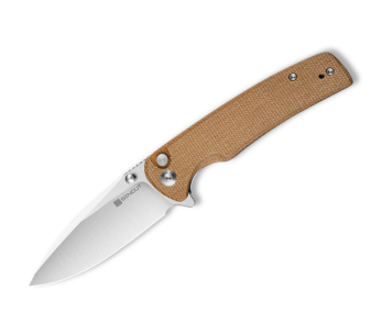 Sencut Sachse S210073 brun foldekniv med micarta-håndtag 11,2 cm