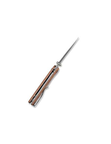 Sencut Sachse S210073 brun foldekniv med micarta-håndtag 11,2 cm