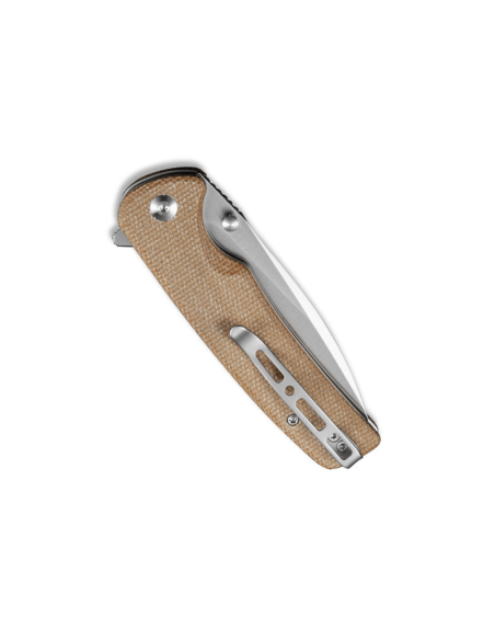 Sencut Sachse S210073 brun foldekniv med micarta-håndtag 11,2 cm