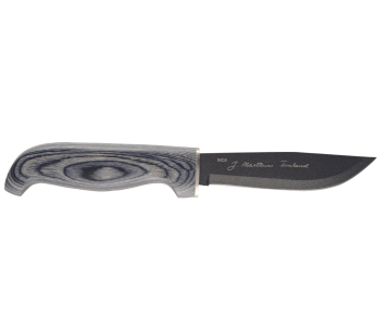 167013 Marttiini Martef mes 11cm lemmet grijs pakkahout + etui
