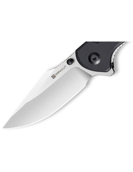 Sencut Actium SA02B foldekniv 11,5 cm med svart G10-håndtak