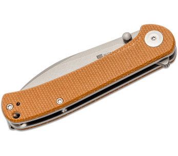 Sencut Scepter SA03D foldekniv 10 cm med brunt micarta-håndtag 2