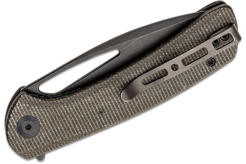 Sencut Honoris SA07B foldekniv mørkegrønt micarta-håndtag 11,2 cm