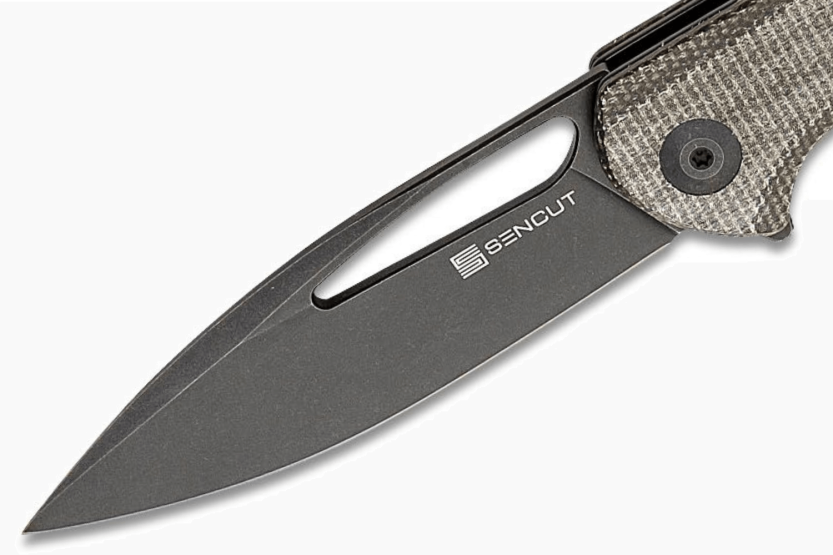 Sencut Honoris SA07B folding knife dark green micarta handle 11.2cm
