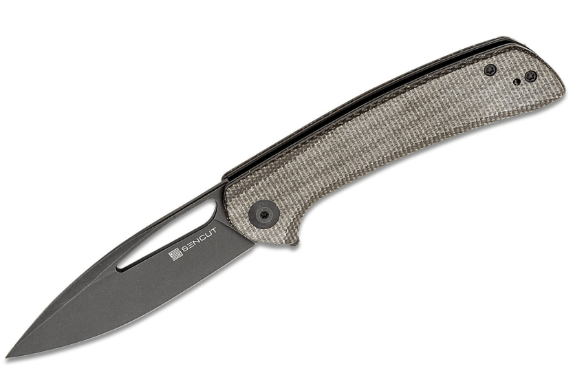 Sencut Honoris SA07B foldekniv mørkegrønt micarta-håndtag 11,2 cm