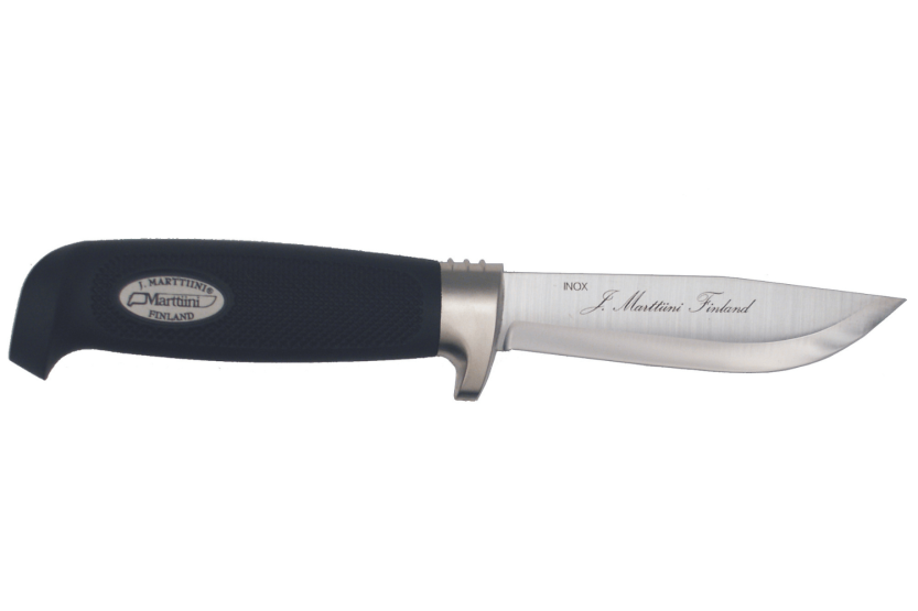 Marttiini Condor Skinner Basic 184014 kniv 11cm blad svart gummihandtag + fodral