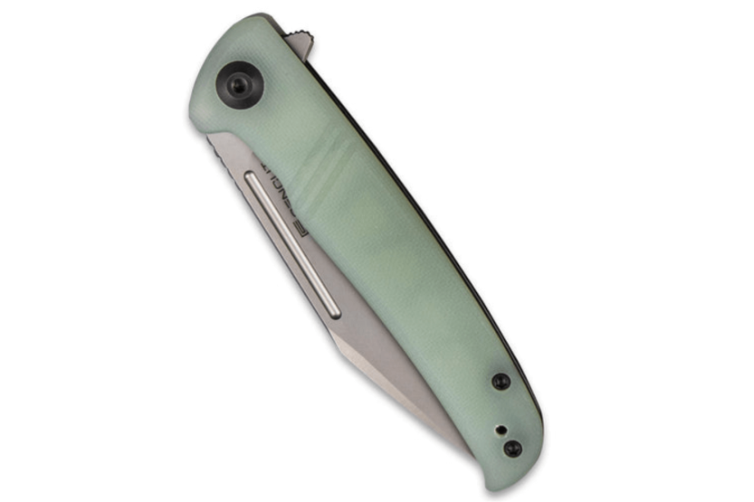 Sencut Brazoria SA12B coltello pieghevole 11cm verde acqua manico G10