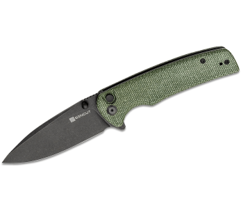 Sencut Sachse S210072 coltello pieghevole verde scuro manico in micarta 11cm