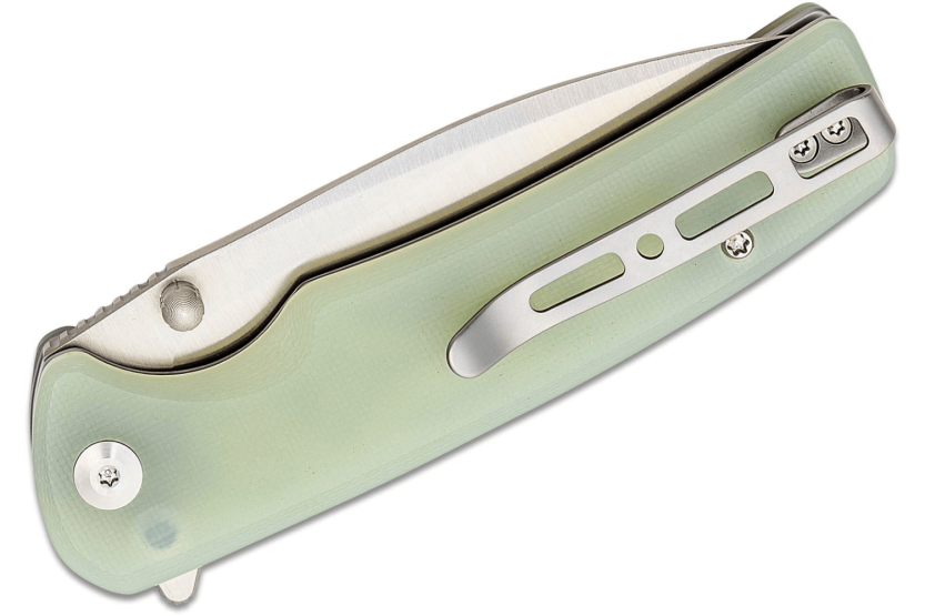 Sencut Sachse S210074 Navaja plegable Verde natural Mango G10 11cm
