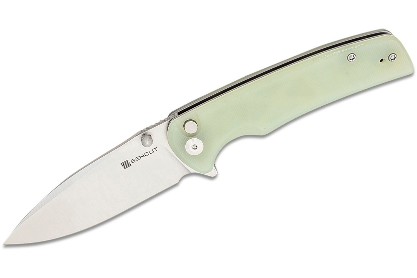 Faca dobrável Sencut Sachse S210074 Cabo G10 verde natural 11cm