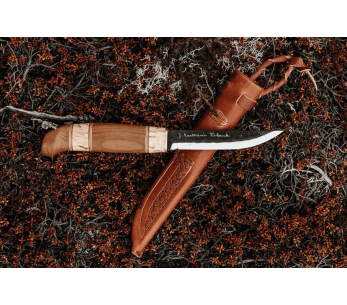 Cuchillo Marttiini Kierinki 126010 hoja 11cm mango abedul + estuche 2