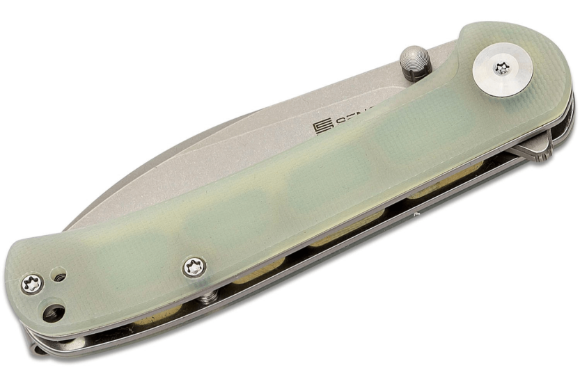 Sencut Scepter SA03C folding knife 10cm natural G10 handle