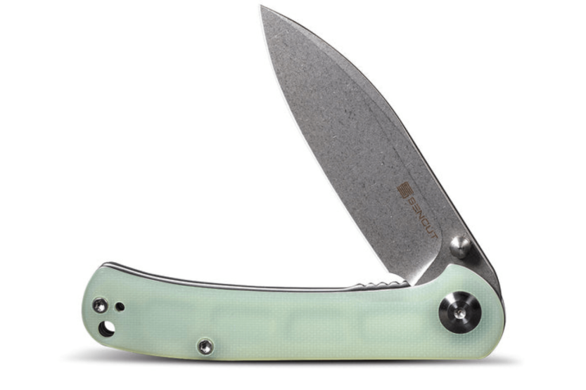 Sencut Scepter SA03C folding knife 10cm natural G10 handle