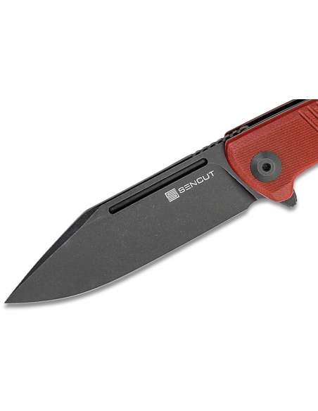 Sencut Brazoria SA12C taittoveitsi 11cm viininpunainen G10 kahva