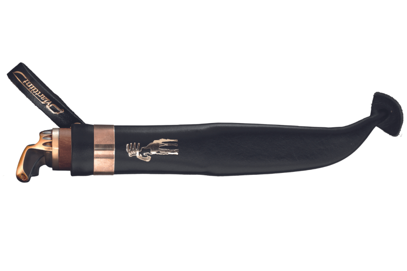 Marttiini Antler Messer 546012 Karbonklinge 11cm Birkengriff + Etui/Geschenkbox