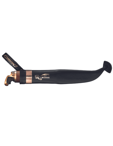 546012 Marttiini Antler kniv 11cm kolblad björkhandtag + fodral/presentask