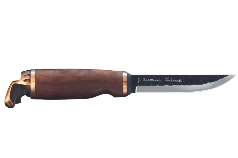 Marttiini Antler Messer 546012 Karbonklinge 11cm Birkengriff + Etui/Geschenkbox