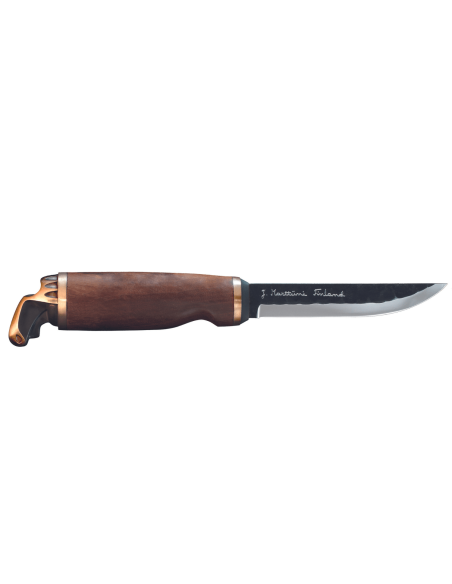 546012 Marttiini Antler knife 11cm carbon blade birch handle + case/gift box