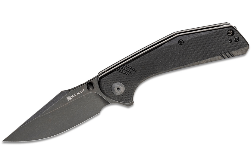 Sencut Actium SA02C foldekniv 11,5 cm sort G10-håndtag