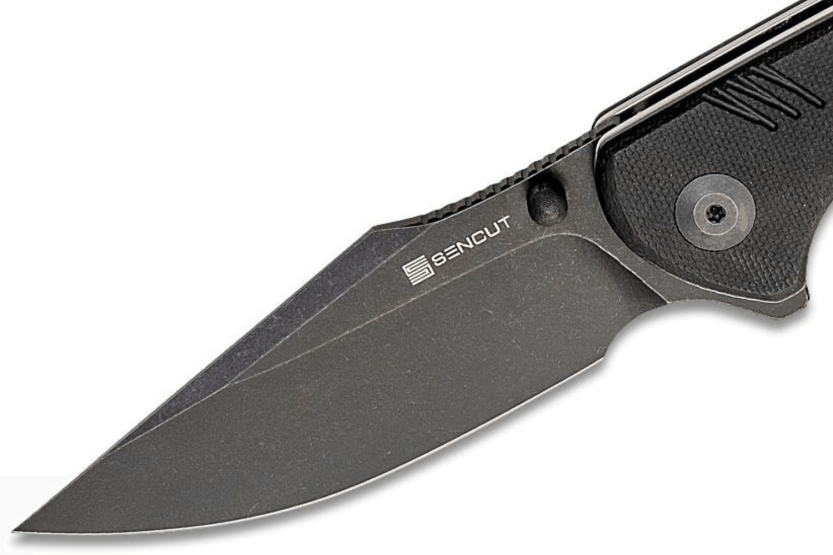 Sencut Actium SA02C folding knife 11.5cm black G10 handle