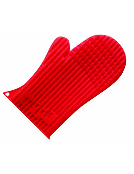 Fausthandschuh Silikon rot Anti-Hitze 27x15cm