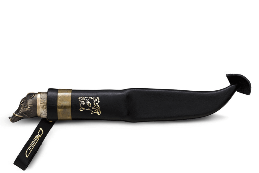 546013 Cuchillo Marttiini Jabalí 11cm hoja carbono mango abedul + estuche/caja regalo