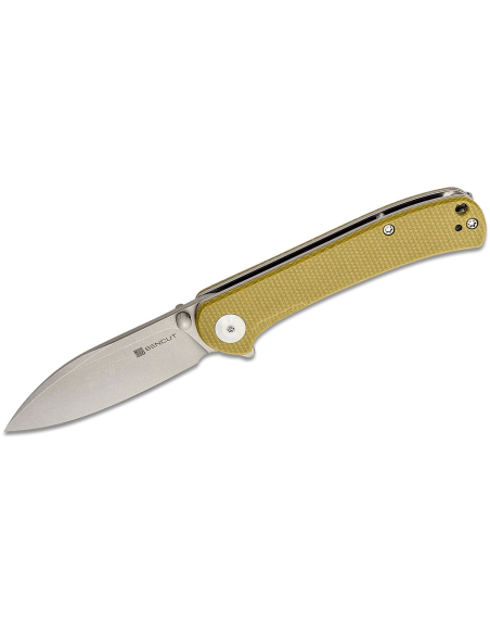 Sencut Scepter SA03E folding knife 10cm olive micarta handle