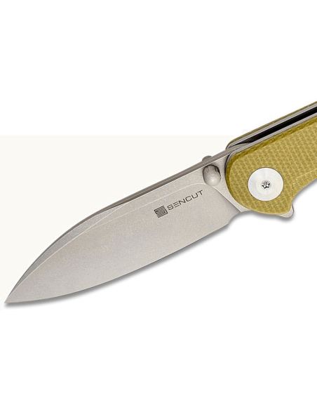 Faca dobrável Sencut Scepter SA03E 10cm cabo em micarta azeitona