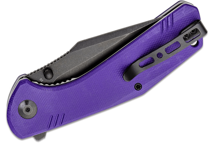 Sencut Actium SA02D foldekniv 11,5 cm med fiolett G10-håndtak