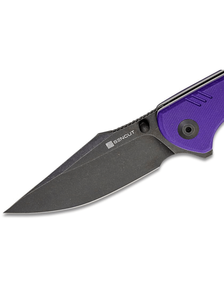 Sencut Actium SA02D foldekniv 11,5 cm med fiolett G10-håndtak
