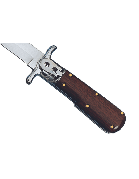 Navaja Fox Special Hunter 1647 con mango de madera de 11cm + funda de cuero