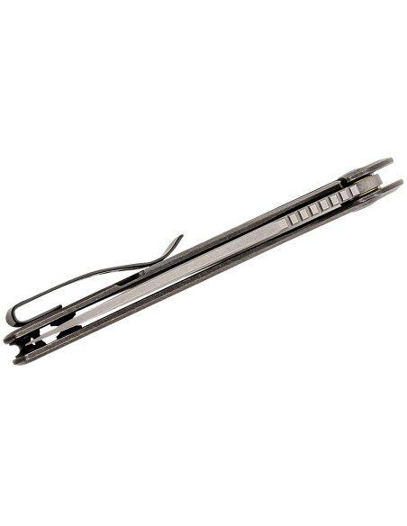 Sencut Tynan SA10A navaja plegable 10.7cm mango de acero inoxidable negro