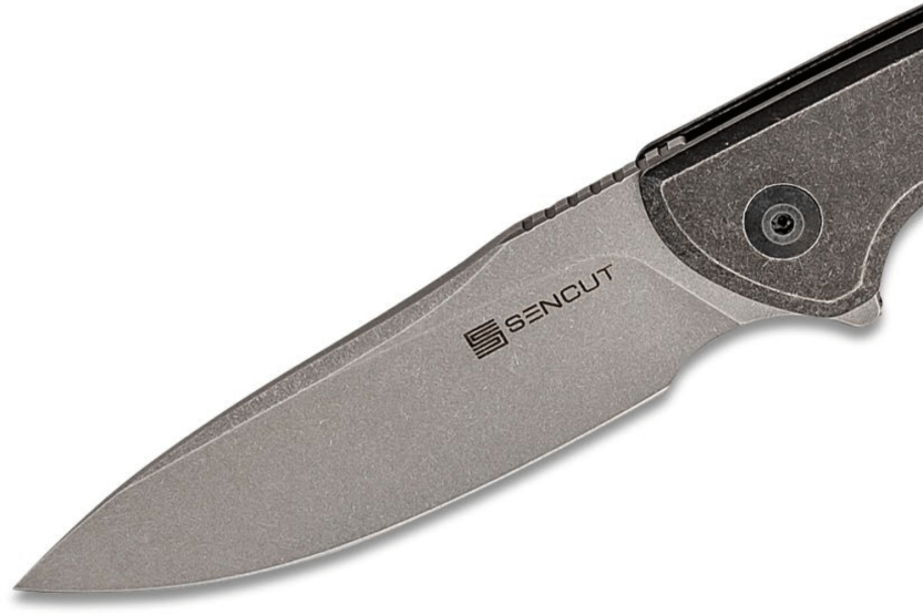Sencut Tynan SA10A navaja plegable 10.7cm mango de acero inoxidable negro