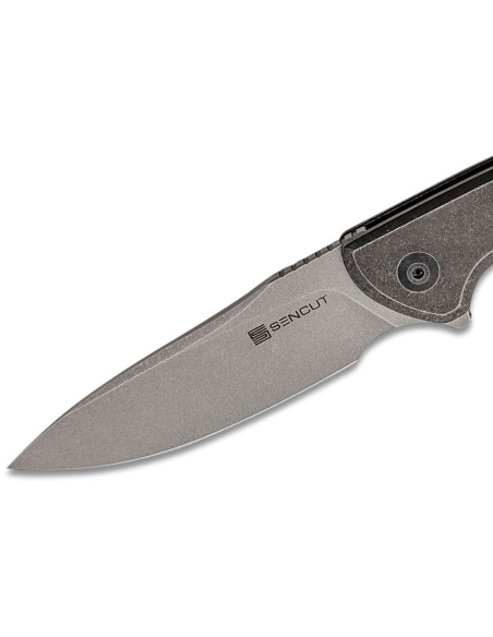 Sencut Tynan SA10A foldekniv 10,7 cm med skaft i svart rustfritt stål