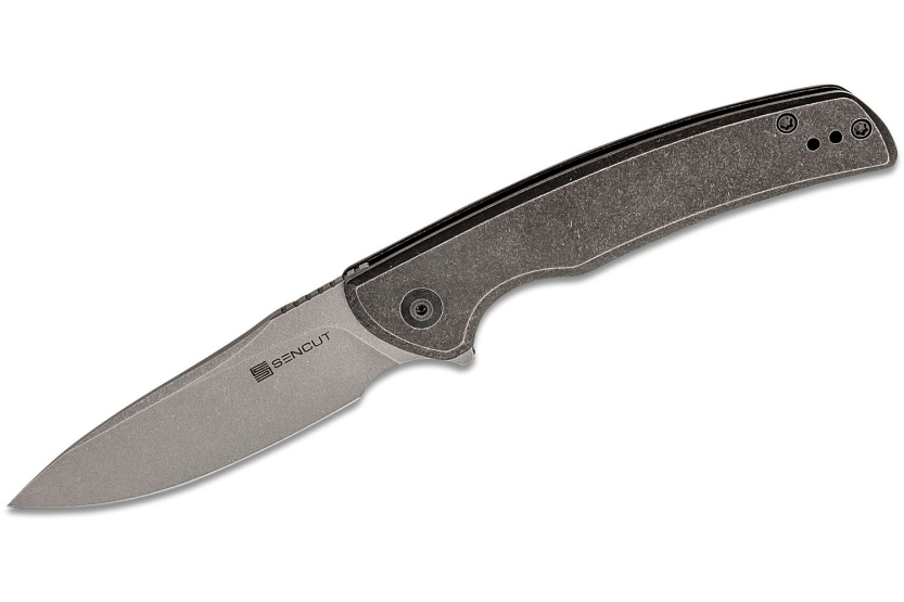 Sencut Tynan SA10A foldekniv 10,7 cm sort håndtag i rustfrit stål